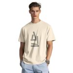 NOBERO Men's Cotton Regular Fit Graphic Print T-Shirt